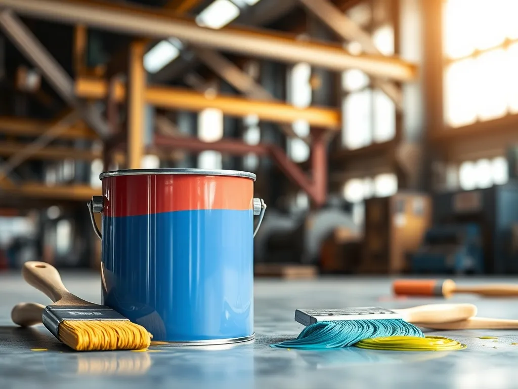 Farby przemysłowe do metalu – kluczowe parametry, które decydują o trwałości powłoki